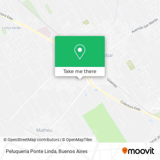 Peluqueria Ponte Linda map