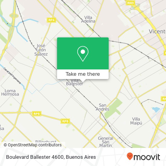 Boulevard Ballester 4600 map