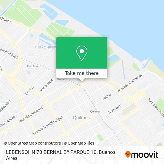 LEBENSOHN 73 BERNAL Bº PARQUE 10 map