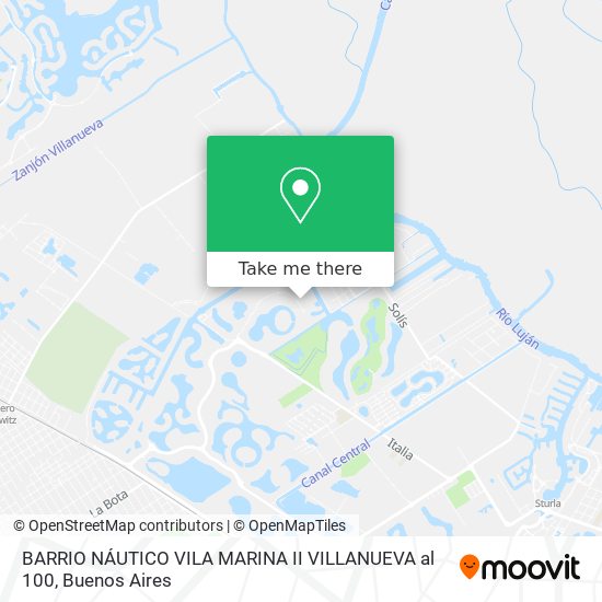 BARRIO NÁUTICO VILA MARINA II  VILLANUEVA al 100 map
