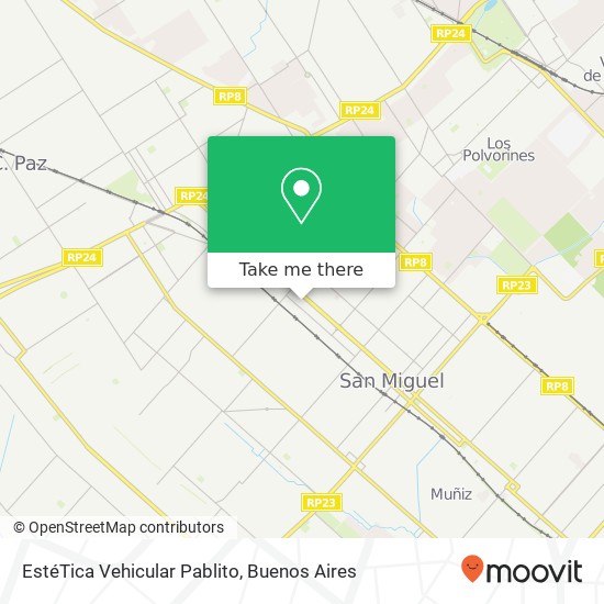 EstéTica Vehicular Pablito map