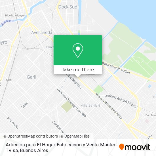 Articulos para El Hogar-Fabricacion y Venta-Manfer TV sa map