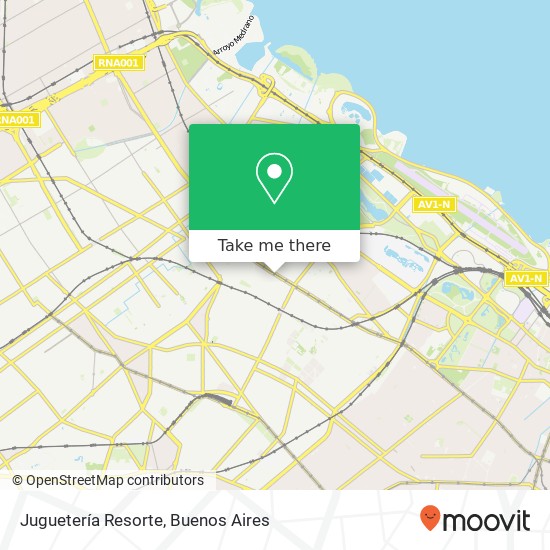 Juguetería Resorte map