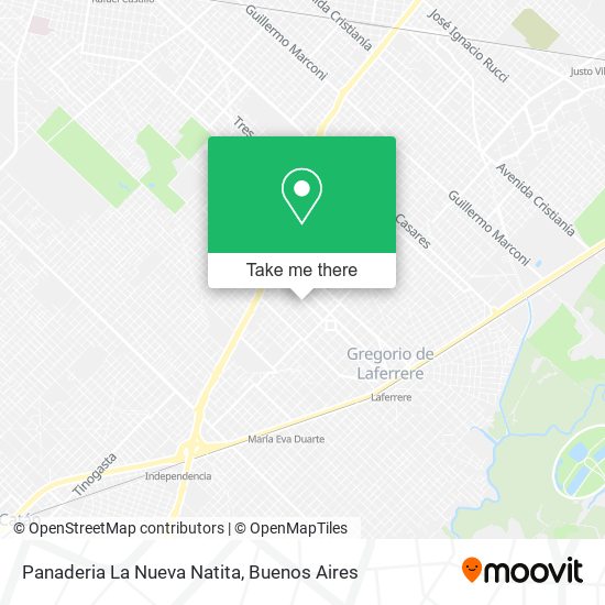 Panaderia La Nueva Natita map