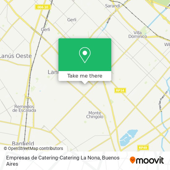 Mapa de Empresas de Catering-Catering La Nona