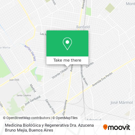 Medicina BiolóGica y Regenerativa Dra. Azucena Bruno Mejía map