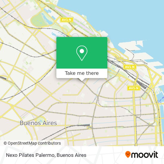 Nexo Pilates Palermo map