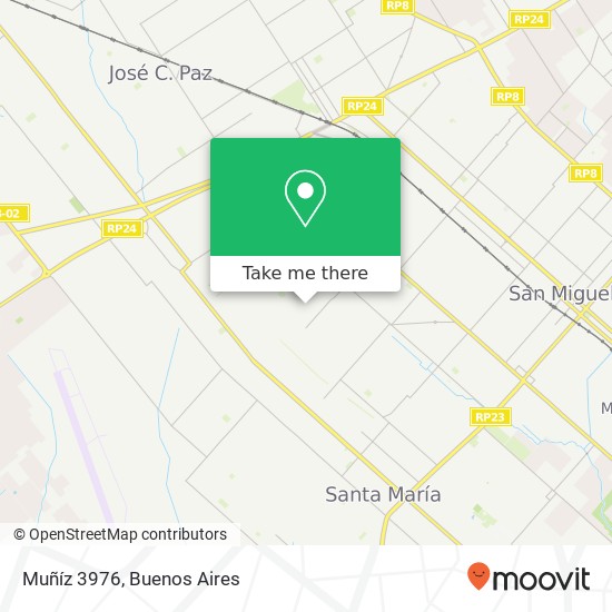 Muñíz 3976 map