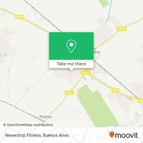 Neverstop Fitness map