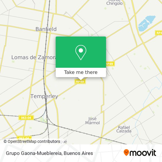 Grupo Gaona-Mueblereía map