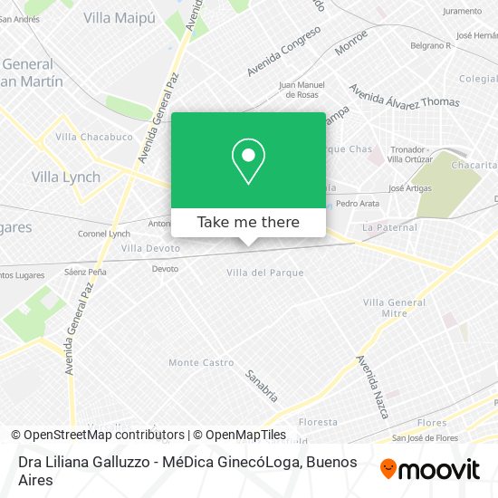 Dra Liliana Galluzzo - MéDica GinecóLoga map