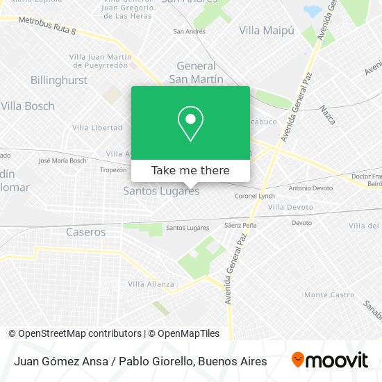 Mapa de Juan Gómez Ansa / Pablo Giorello
