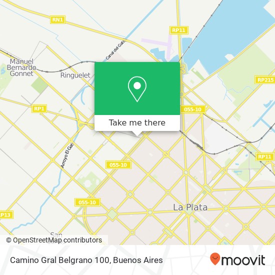 Camino Gral Belgrano 100 map