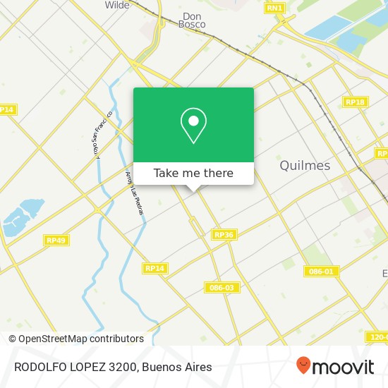 RODOLFO LOPEZ 3200 map