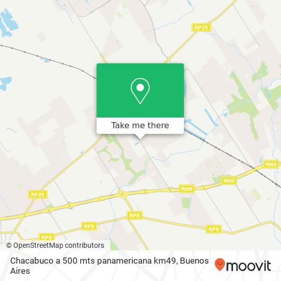 Chacabuco a 500 mts panamericana km49 map