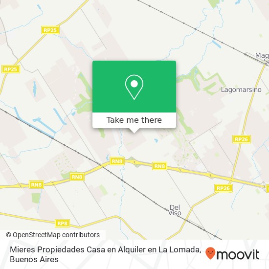 Mieres Propiedades   Casa en Alquiler en La Lomada map