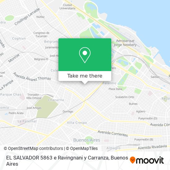 EL SALVADOR 5863 e Ravingnani y Carranza map