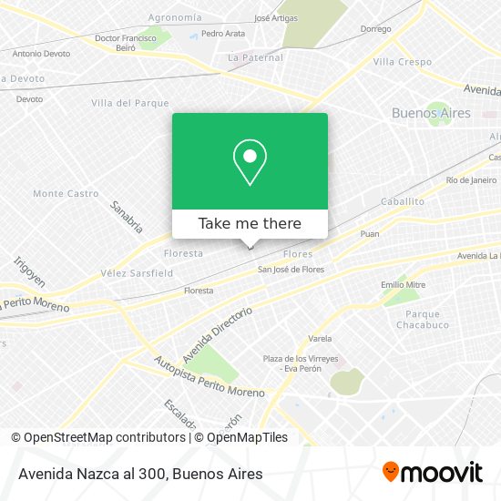 Avenida Nazca al 300 map