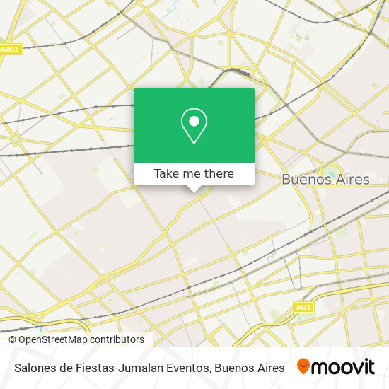 Mapa de Salones de Fiestas-Jumalan Eventos