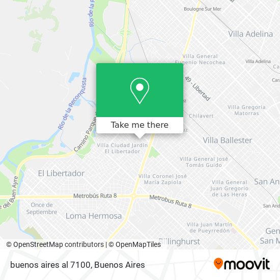 buenos aires al 7100 map