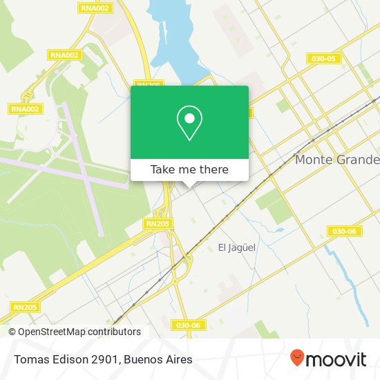 Tomas Edison 2901 map