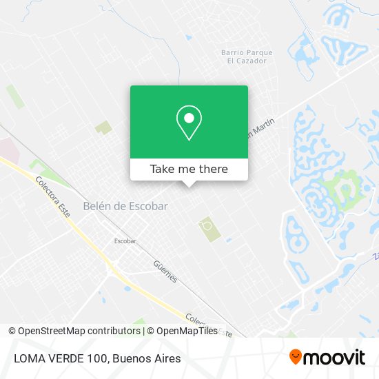 LOMA VERDE 100 map