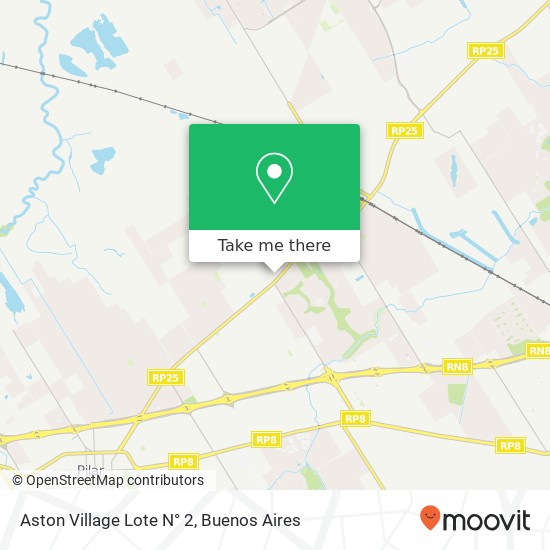 Mapa de Aston Village Lote   N° 2