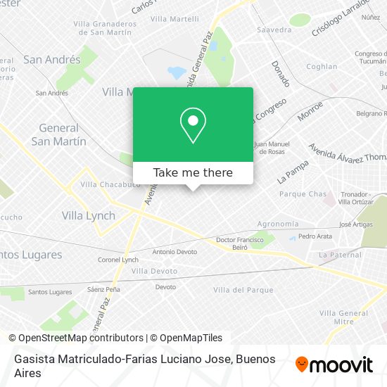 Gasista Matriculado-Farias Luciano Jose map