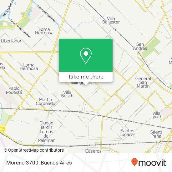 Moreno  3700 map