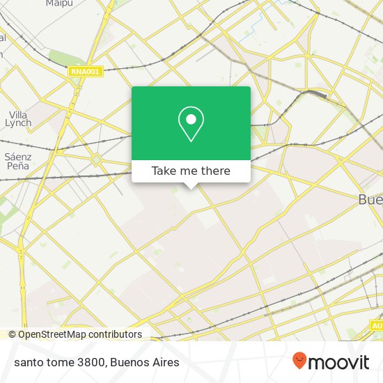 santo tome 3800 map