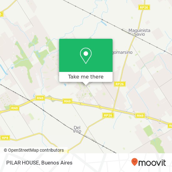 PILAR HOUSE map
