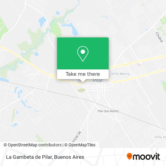 Mapa de La Gambeta de Pilar