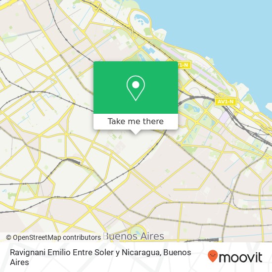 Ravignani  Emilio Entre Soler y Nicaragua map
