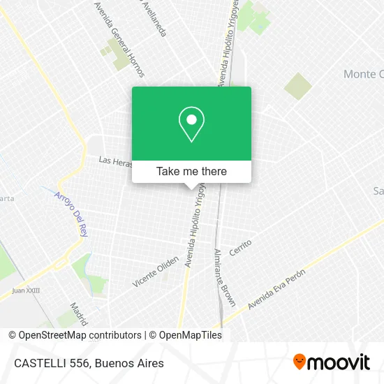 CASTELLI 556 map