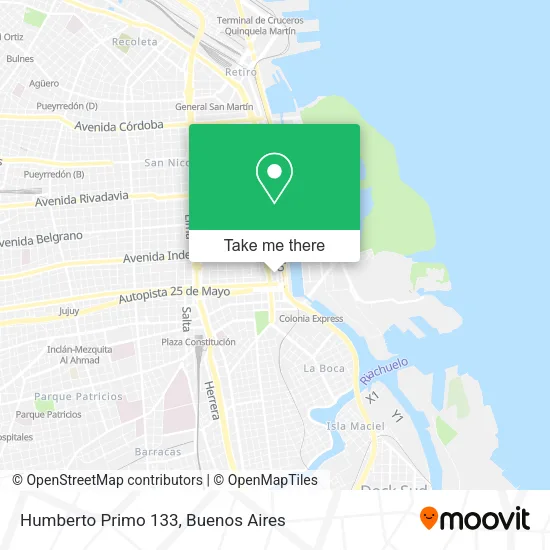 Mapa de Humberto Primo 133