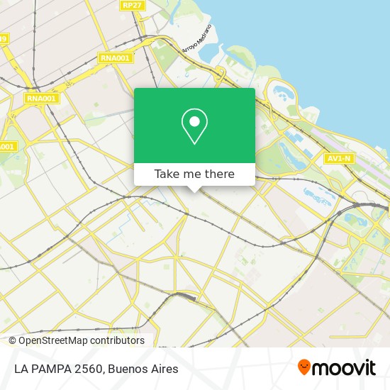 LA PAMPA 2560 map