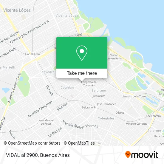 Mapa de VIDAL al 2900