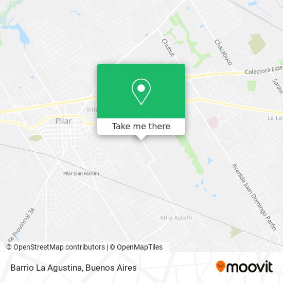 Barrio La Agustina map