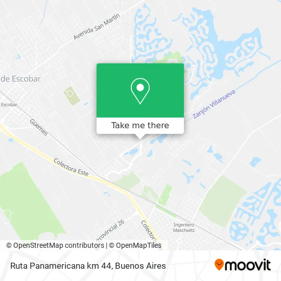 Ruta Panamericana km 44 map