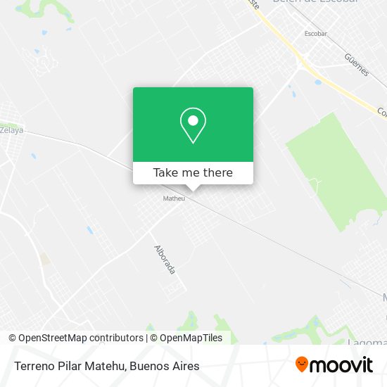 Terreno  Pilar  Matehu map