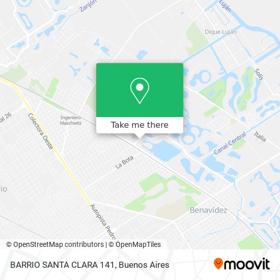 BARRIO SANTA CLARA 141 map