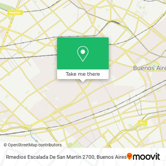 Rmedios Escalada De San Martín 2700 map