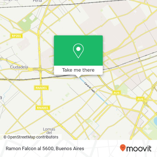 Mapa de Ramon Falcon al 5600