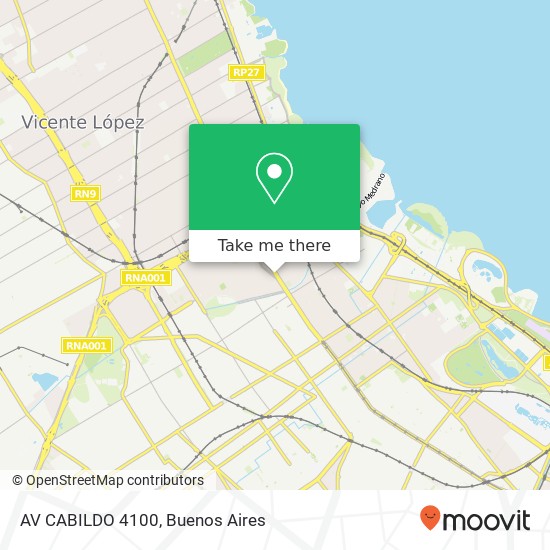 AV CABILDO 4100 map