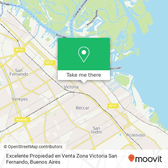 Excelente Propiedad en Venta  Zona Victoria San Fernando map