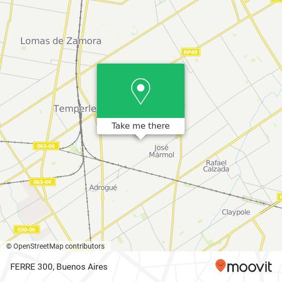 FERRE 300 map