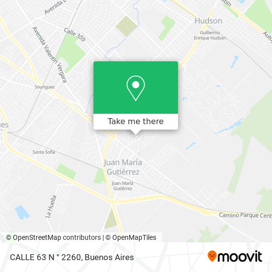 CALLE 63 N ° 2260 map