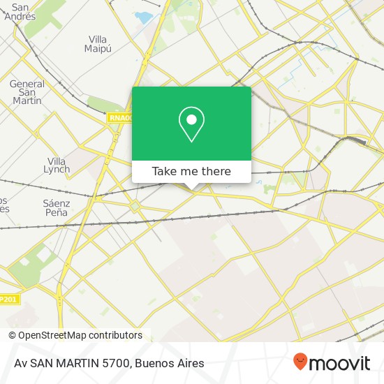 Av SAN MARTIN 5700 map