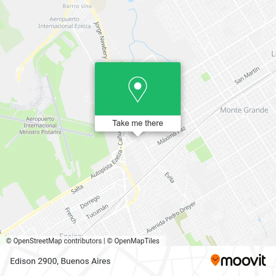 Edison  2900 map