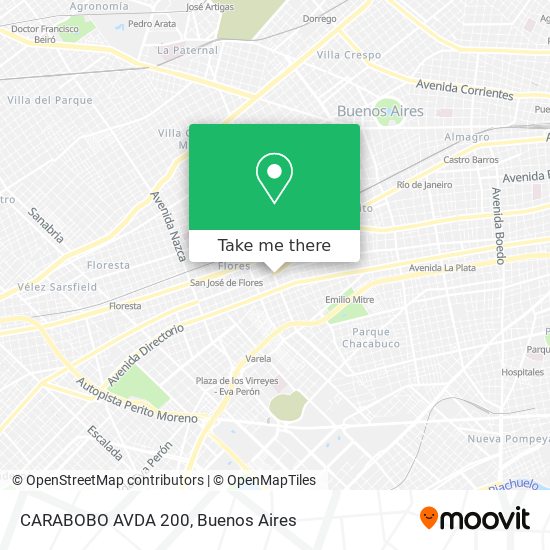 CARABOBO  AVDA  200 map